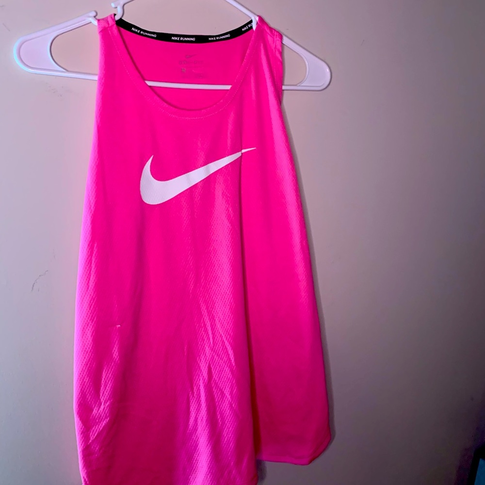 Size S/M pink Nike workout tank
